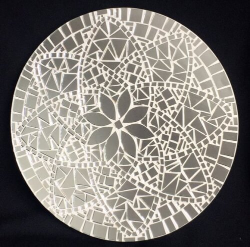 Mandala 25 cm em Espelhos
