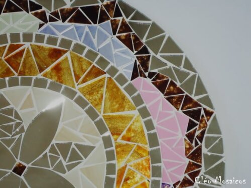 Mandala em Mosaico 30 cm