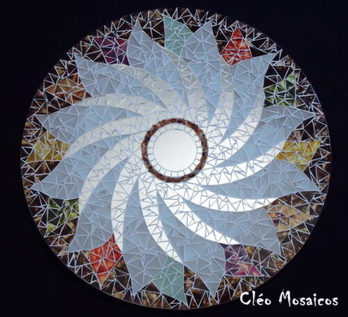 Mandala em Mosaico 65 cm