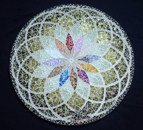 Mandala em Mosaico 65 cm
