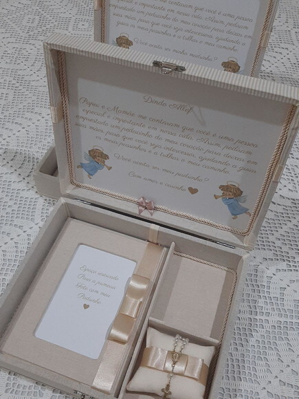 Caixa Padrinhos Personalizada