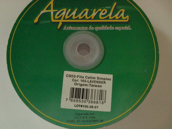Fita de cetim n.03 - 50 metros lavanda