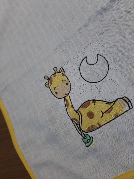 Fralda de boca girafa