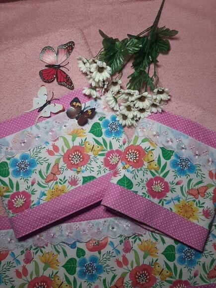 Jogo de Toalhas Floral