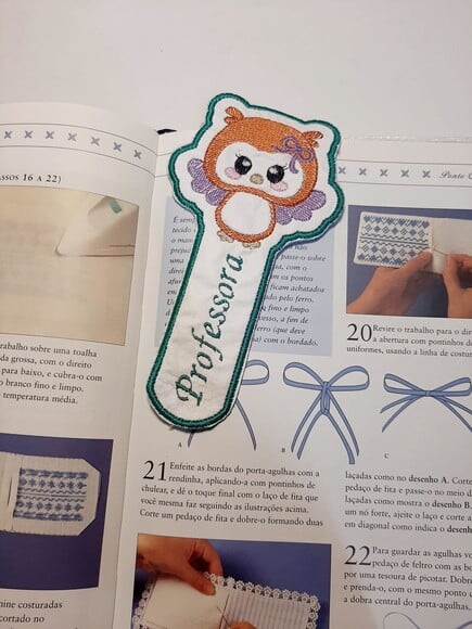 Marcador de Página Professora