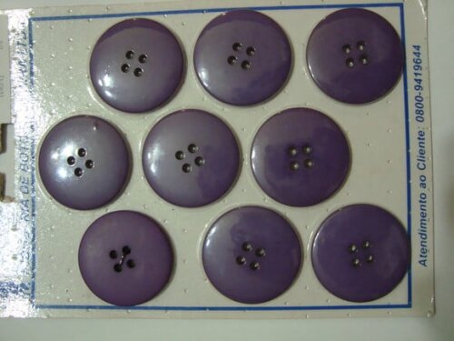 Botão 54 roxo