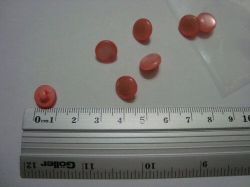 Botão infantil rosa