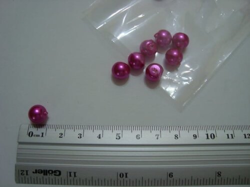 Botão peróla pink