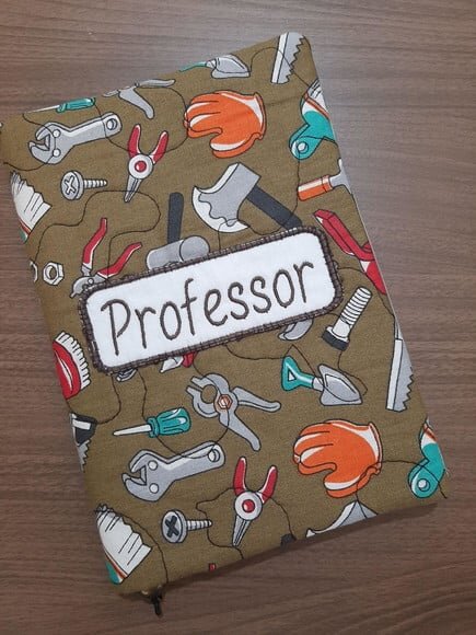 Capa para caderno professor