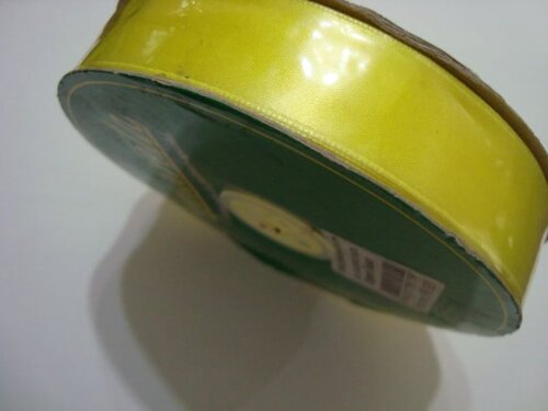 Fita de cetim n.05 - 50 metros amarelo