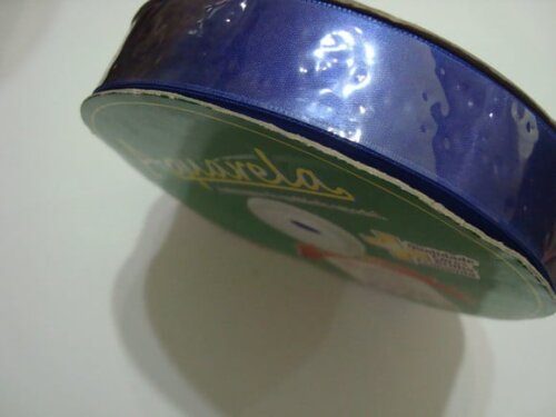 Fita de cetim n.05 - 50 metros azul royal