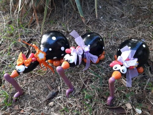 Galinha com minhoca