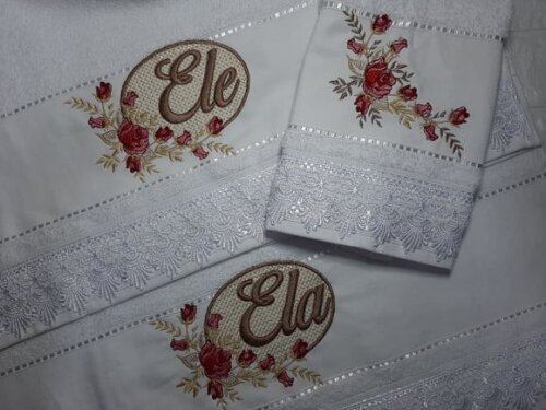 Jogo de Toalhas Ela&ele
