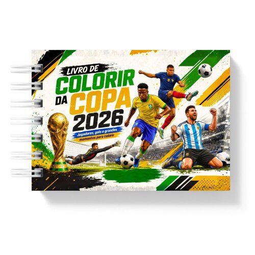 Livro de Colorir Copa do Mundo
