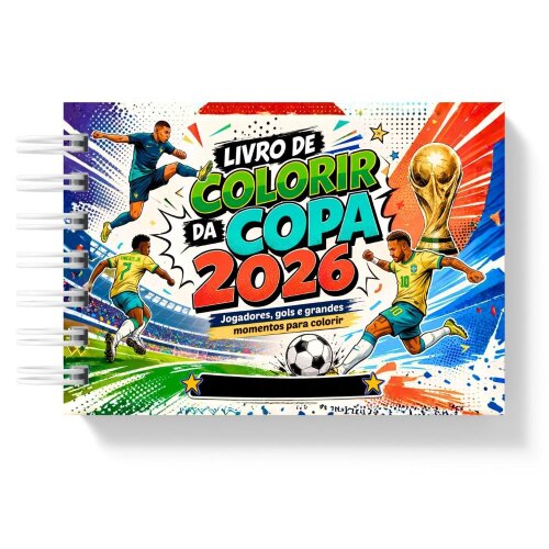 Livro de Colorir Copa do Mundo