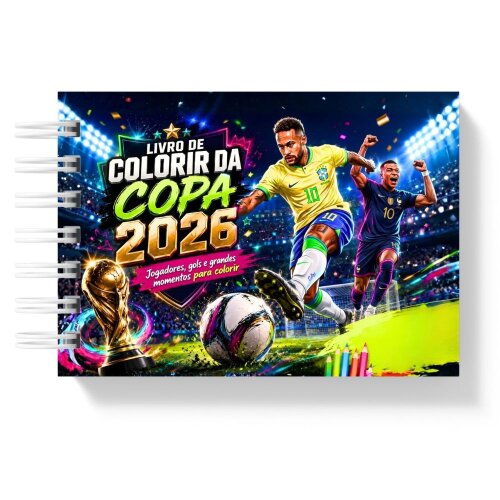 Livro de Colorir Copa do Mundo