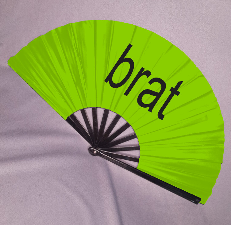 Leque Grande Brat Charlie XCX - 62cm