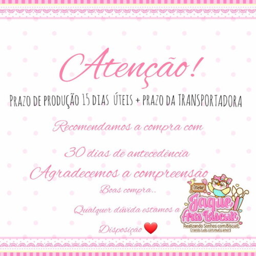 Vela/topo de Bolo Cenário Personalizada Biscuit Jardim