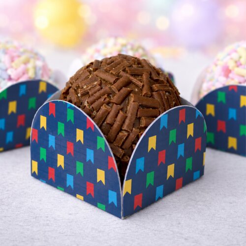 50 Forminhas para docinhos festa junina, bandeirinha