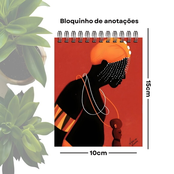 Bloquinho de Anotações Personalizado A6 - Orixá Exú