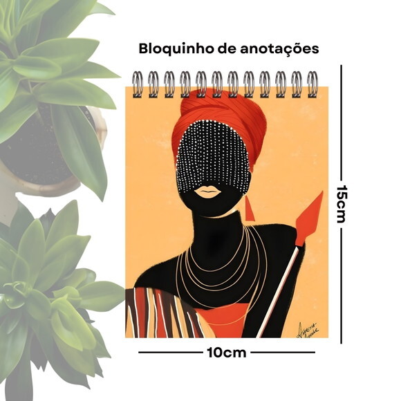 Bloquinho de Anotações Personalizado A6 - Orixá Iansã
