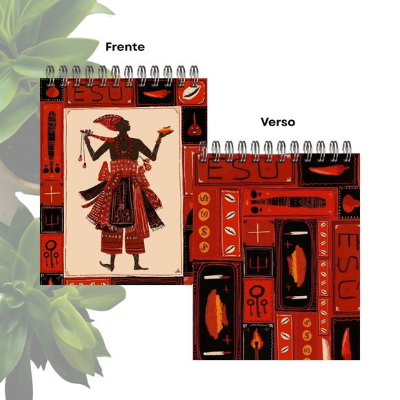 Bloquinho de Anotações Personalizado A6 - Orixá Exú