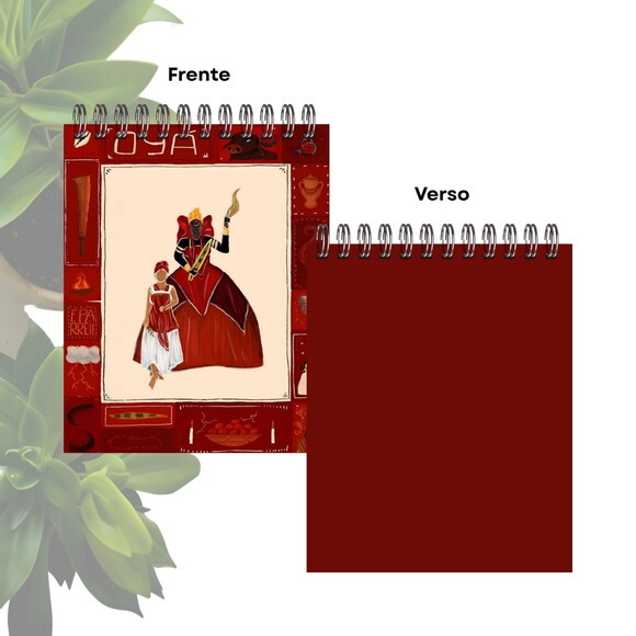 Bloquinho de Anotações Personalizado A6 - Orixá Iansã