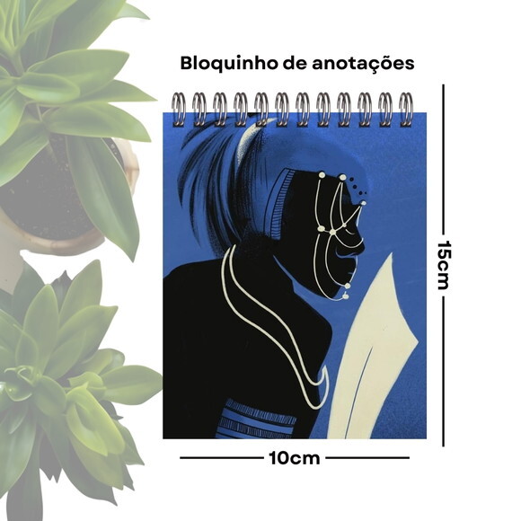 Bloquinho de Anotações Personalizado A6 - Orixá Ogum