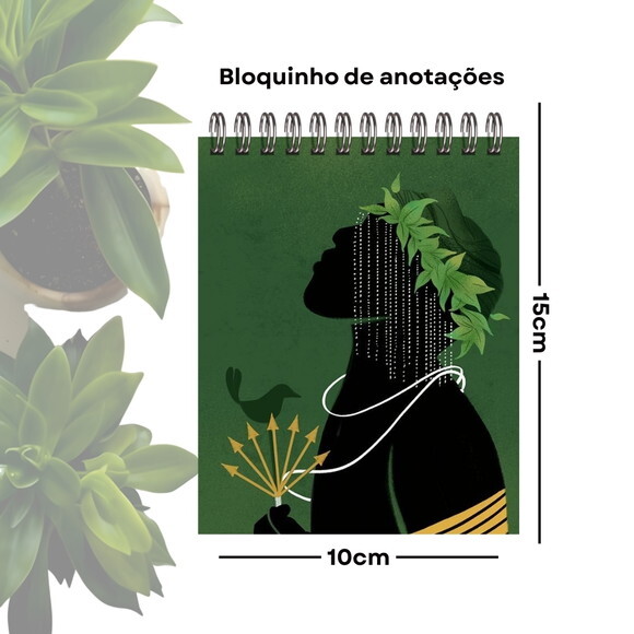 Bloquinho de Anotações Personalizado A6 - Orixá Ossaim
