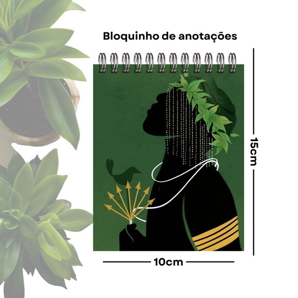 Bloquinho de Anotações Personalizado A6 - Orixá Ossayn