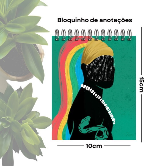 Bloquinho de Anotações Personalizado A6 - Orixá Oxumarê