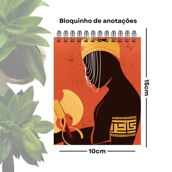 Bloquinho de Anotações Personalizado A6 - Orixá Xangô