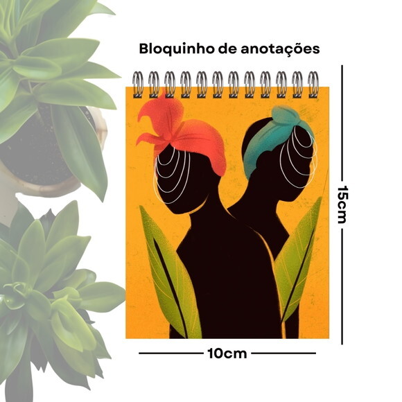 Bloquinho de Anotações Personalizado A6 - Orixás Ibeji