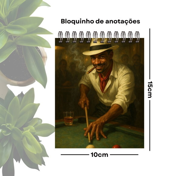 Bloquinho de Anotações Personalizado A6 - Zé Pilintra