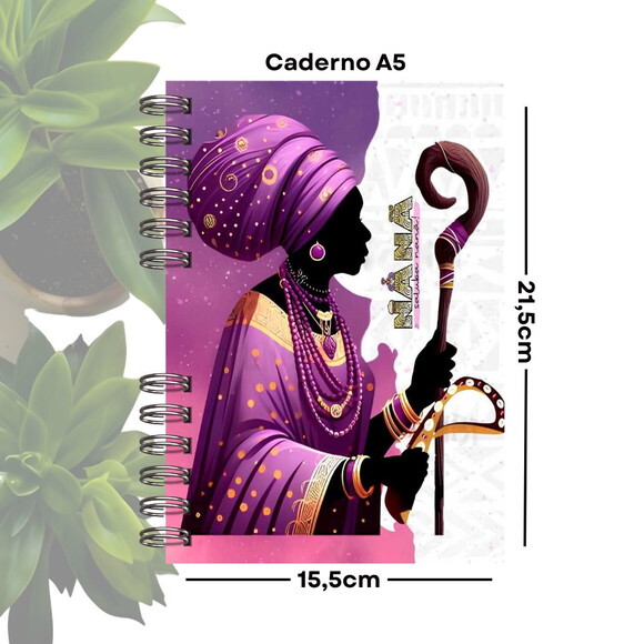 Caderno de Giras - Orixá Nanã (tamanho A5)