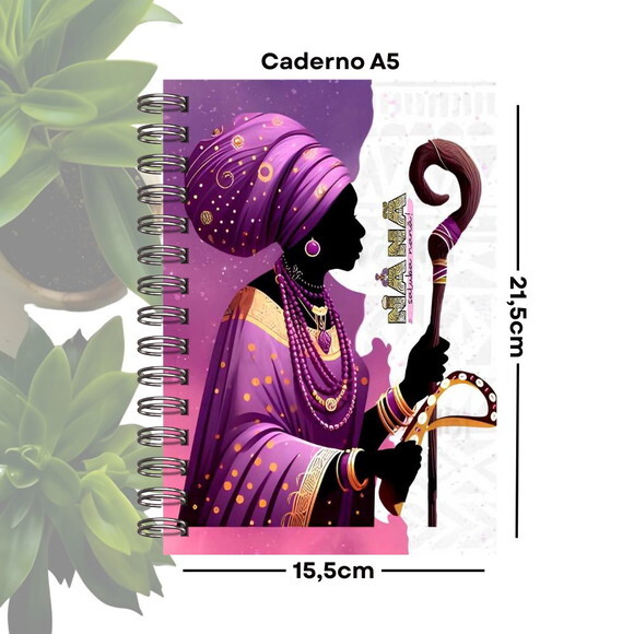 Caderno de Giras - Orixá Nanã (tamanho A5)