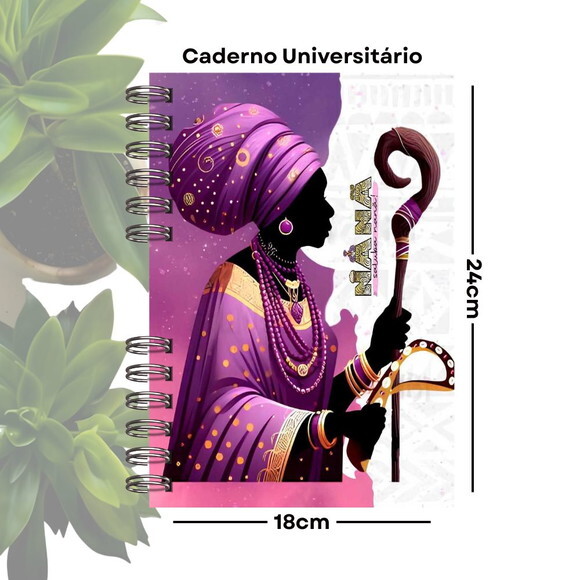 Caderno de Giras - Orixá Nanã (tamanho Universitário)