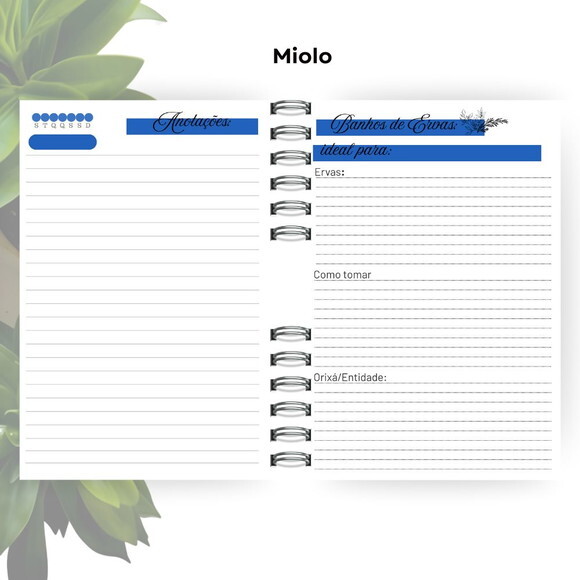 Caderno de Giras - Orixá Ogum (tamanho Universitário)