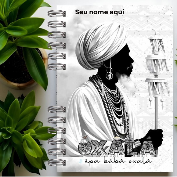 Caderno de Giras - Orixá Oxalá (tamanho Universitário)