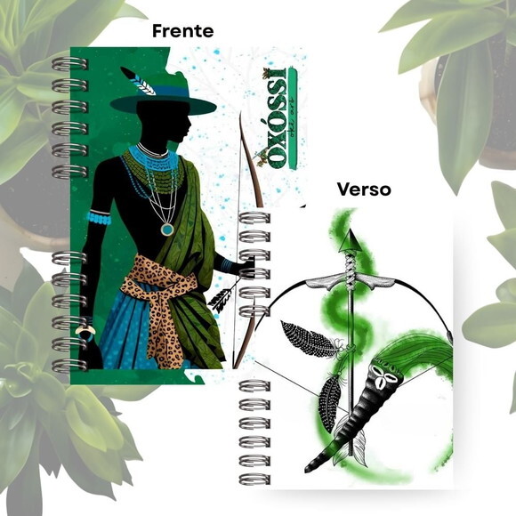 Caderno de Giras - Orixá Oxossi (tamanho Universitário)