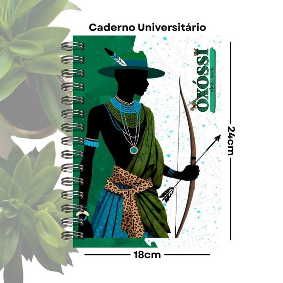 Caderno de Giras - Orixá Oxossi (tamanho Universitário)