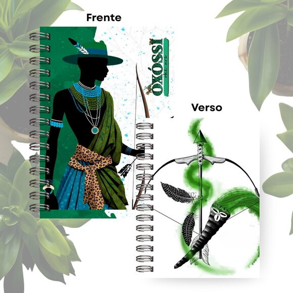 Caderno de Giras - Orixá Oxossi (tamanho Universitário)