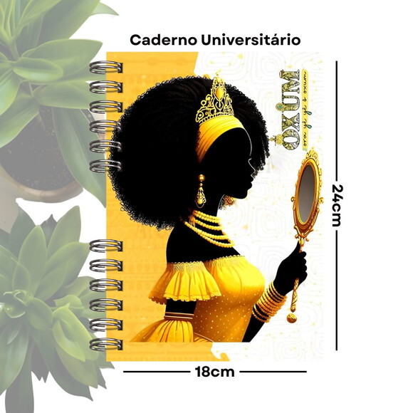 Caderno de Giras - Orixá Oxum (tamanho Universitário)