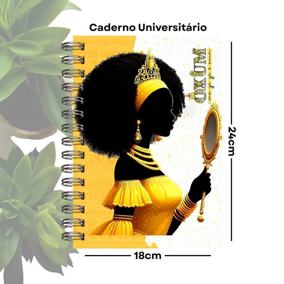 Caderno de Giras - Orixá Oxum (tamanho Universitário)