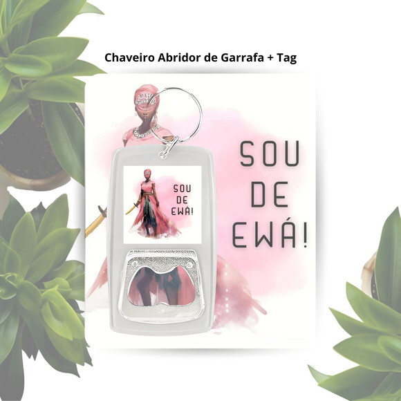 Chaveiro Abridor Orixá Ewá - Lembrancinha Personalizada