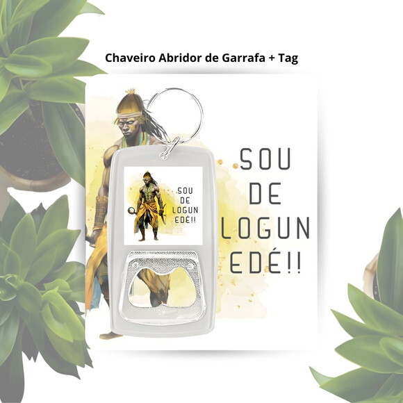 Chaveiro Abridor Orixá Logun Edé -lembrancinha Personalizada