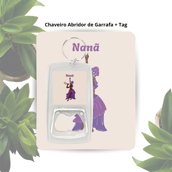 Chaveiro Abridor Orixá Nanã - Lembrancinha Personalizada