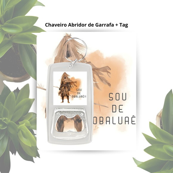 Chaveiro Abridor Orixá Obaluaê - Lembrancinha Personalizada