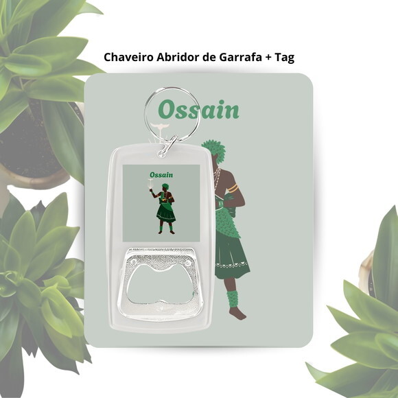 Chaveiro Abridor Orixá Ossain - Lembrancinha Personalizada