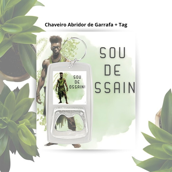 Chaveiro Abridor Orixá Ossain - Lembrancinha Personalizada